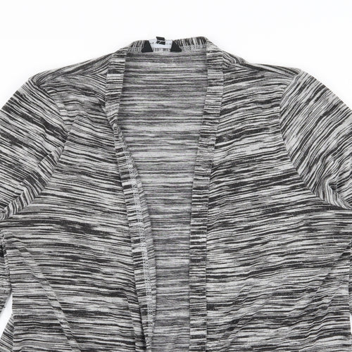 New Look Womens Grey Geometric  Cardigan Jumper Size 18