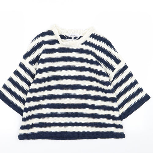 Bellfield Womens Multicoloured Striped  Pullover Jumper Size 10