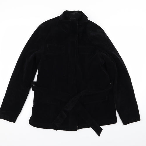 DASH Womens Black   Overcoat Coat Size 10