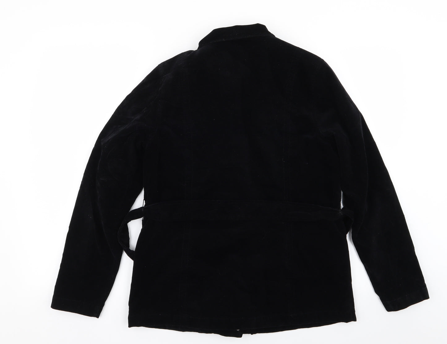DASH Womens Black   Overcoat Coat Size 10