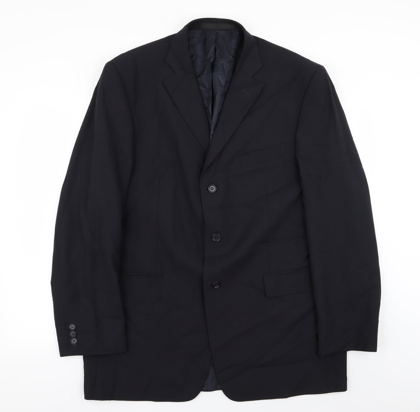 M&S Mens Blue   Jacket Blazer Size 44