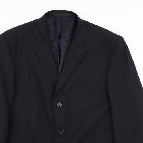 M&S Mens Blue   Jacket Blazer Size 44
