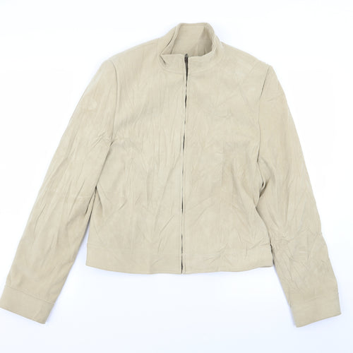 NL Collection Womens Beige   Jacket  Size 14
