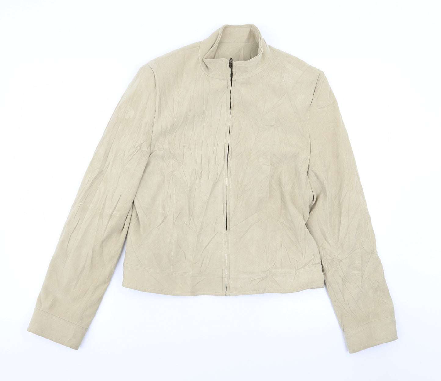 NL Collection Womens Beige   Jacket  Size 14