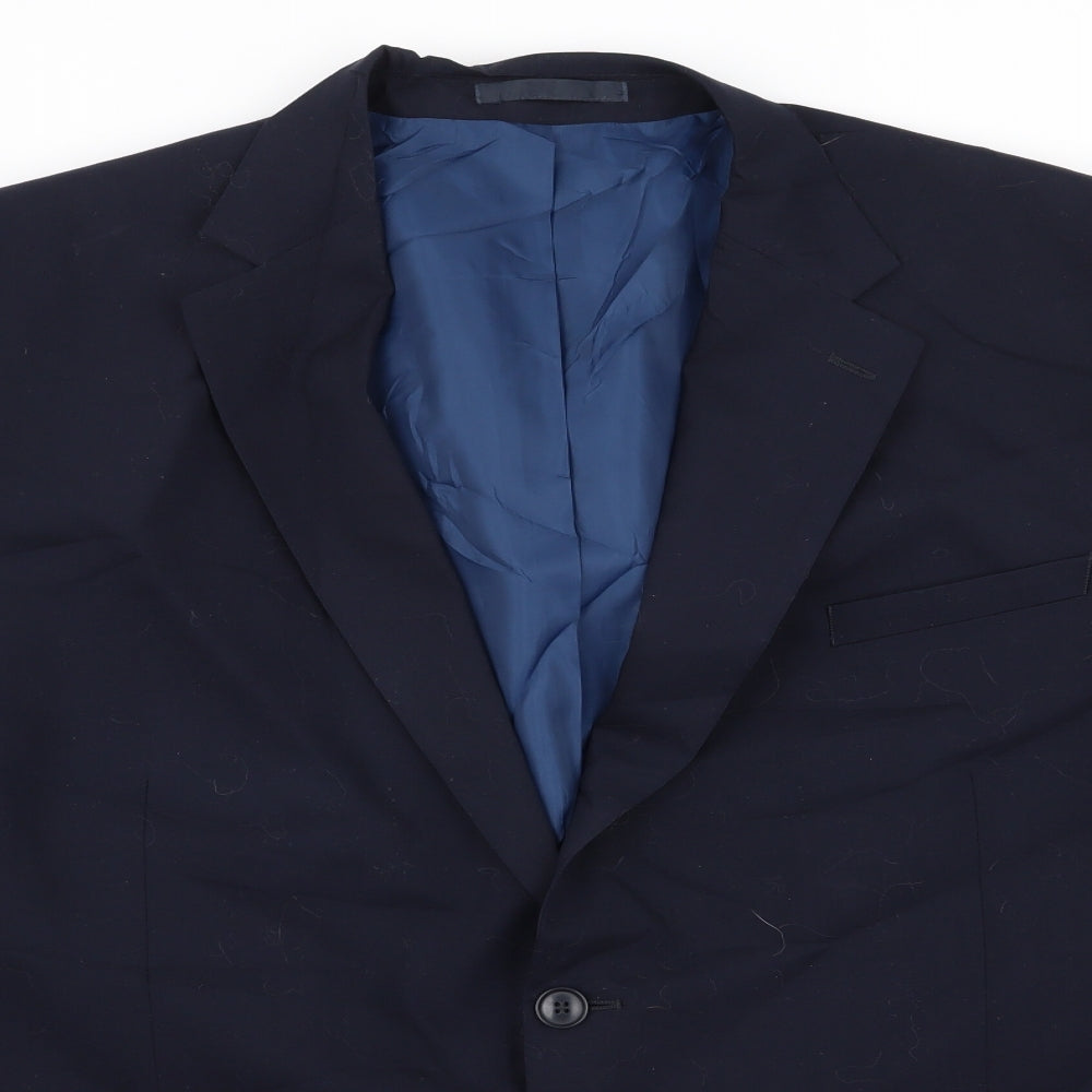 M&S Mens Blue   Jacket Blazer Size 48