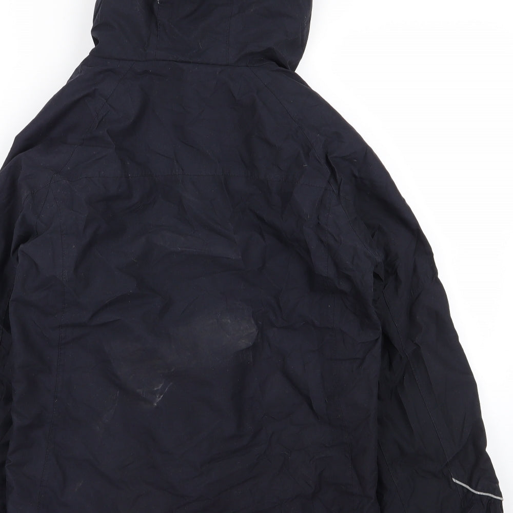 Peter Storm Girls Black   Basic Coat Coat Size 11-12 Years