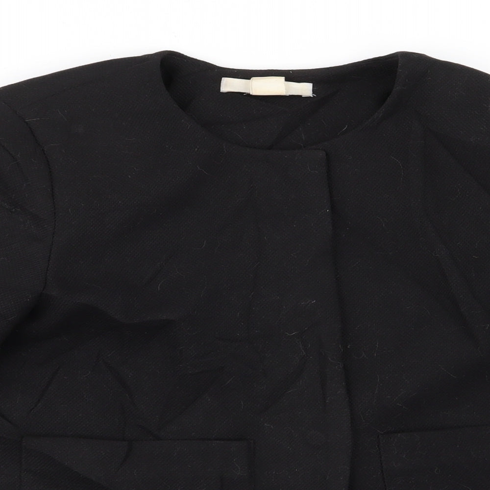 H&M Womens Black   Jacket Blazer Size 8