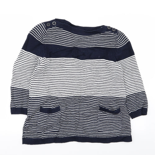 Wallis Womens Multicoloured Striped  Pullover Jumper Size S