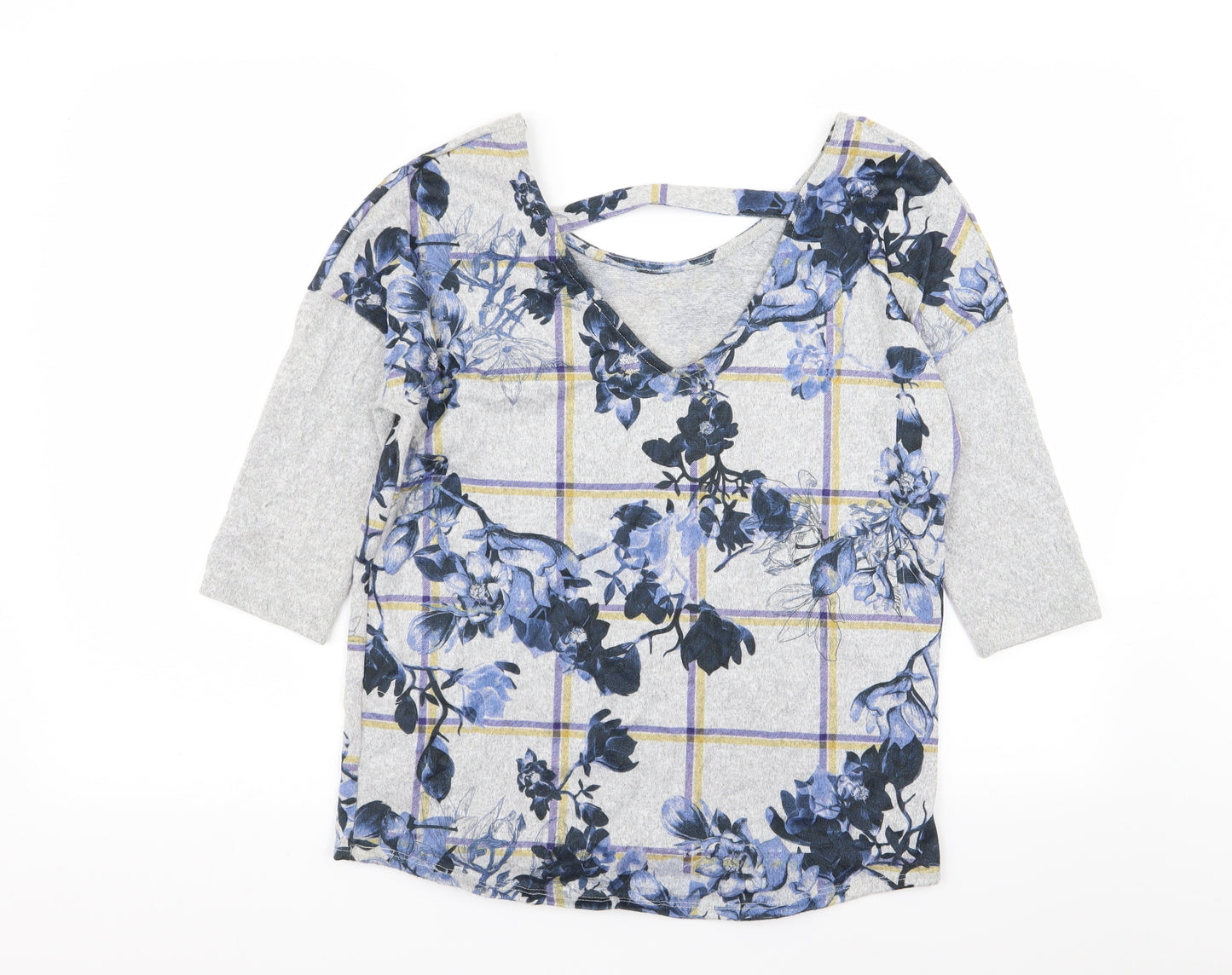 Matalan Womens Multicoloured Floral  Basic T-Shirt Size 8