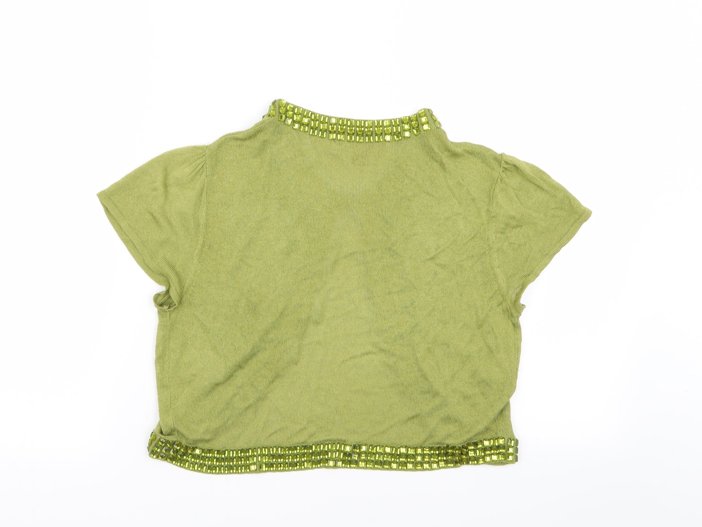 Monsoon Womens Green   Cardigan Jumper Size 12