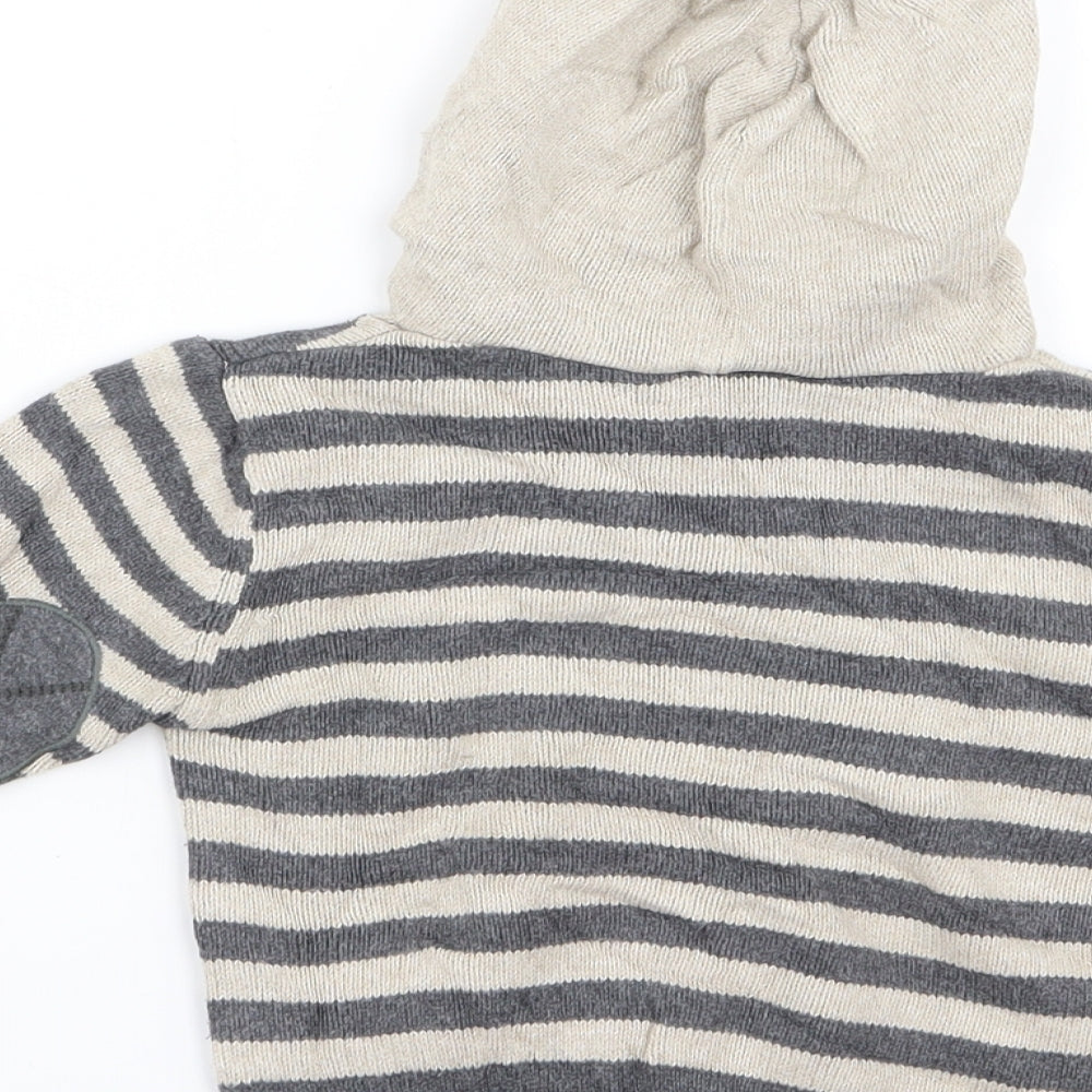 NEXT Boys Multicoloured Striped  Pullover Jumper Size 9-12 Months