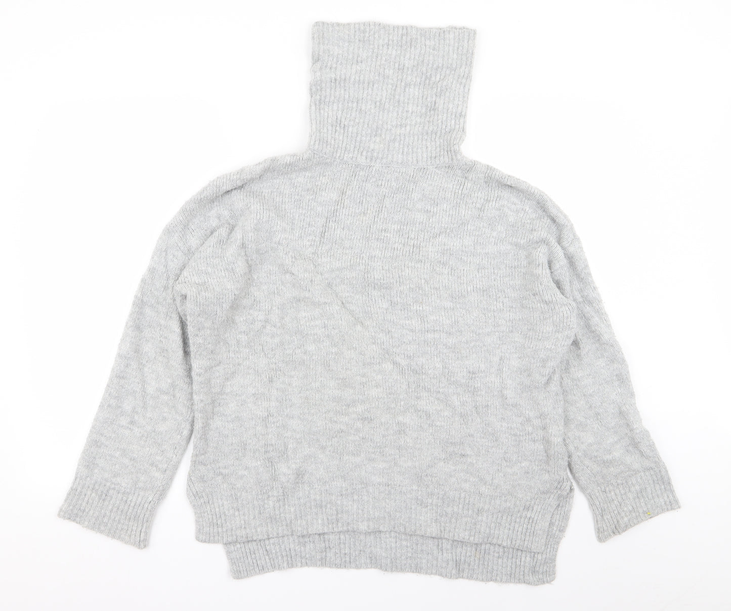 Basic Womens Grey   Pullover Jumper Size L
