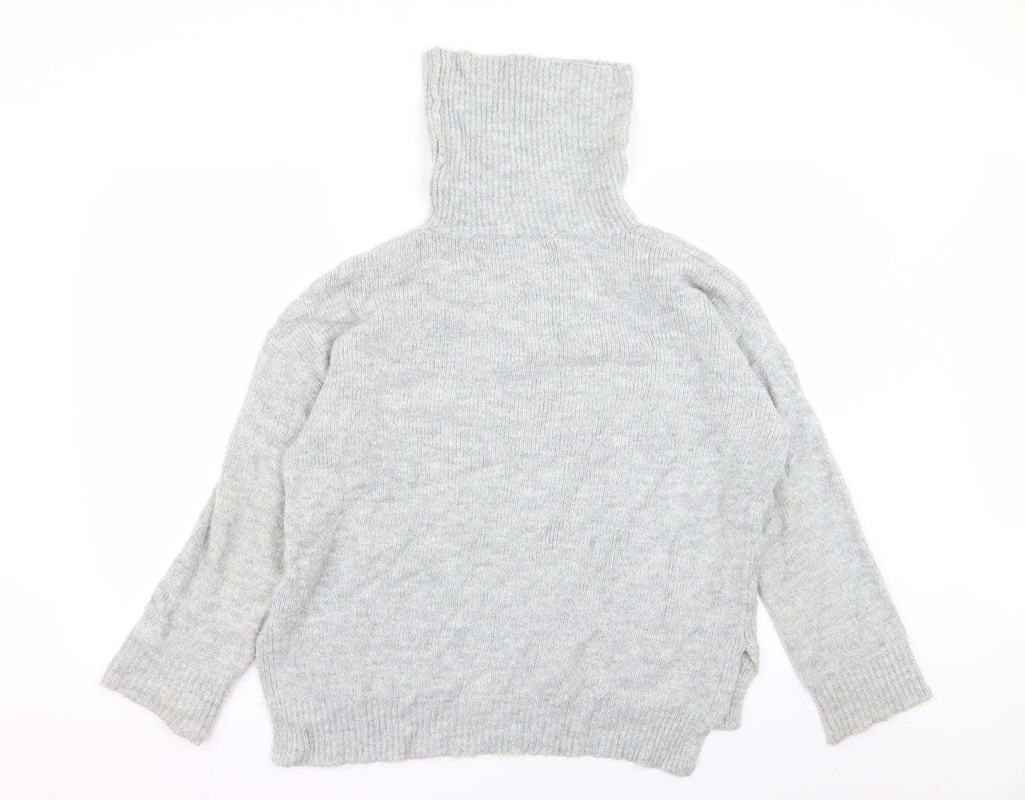 Basic Womens Grey   Pullover Jumper Size L