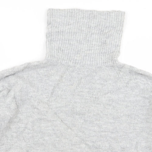 Basic Womens Grey   Pullover Jumper Size L