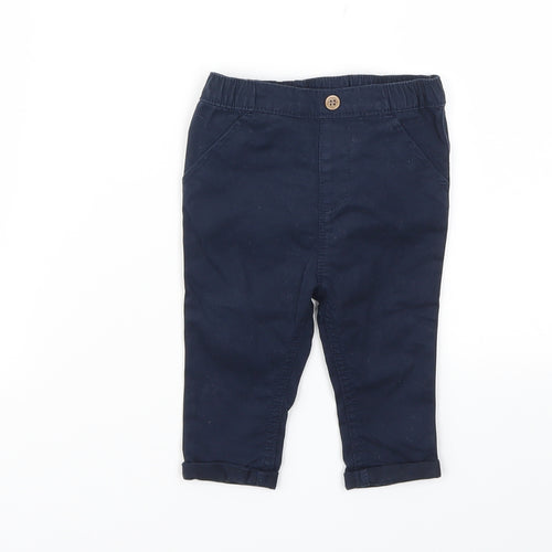 NEXT Girls Blue   Capri Trousers Size 3-6 Months