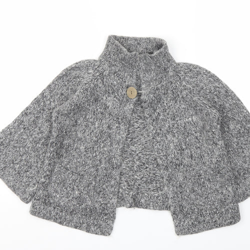 New Look Womens Grey   Cardigan Jumper Size 12