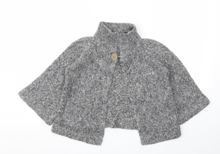 New Look Womens Grey Cardigan Jumper Size 12