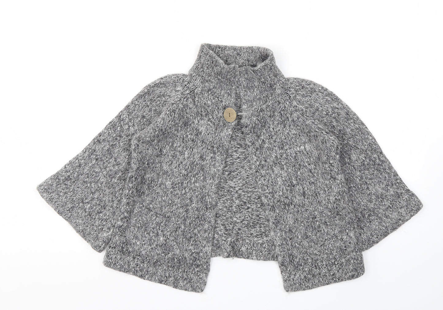 New Look Womens Grey   Cardigan Jumper Size 12