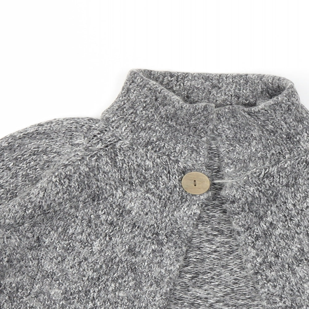 New Look Womens Grey   Cardigan Jumper Size 12