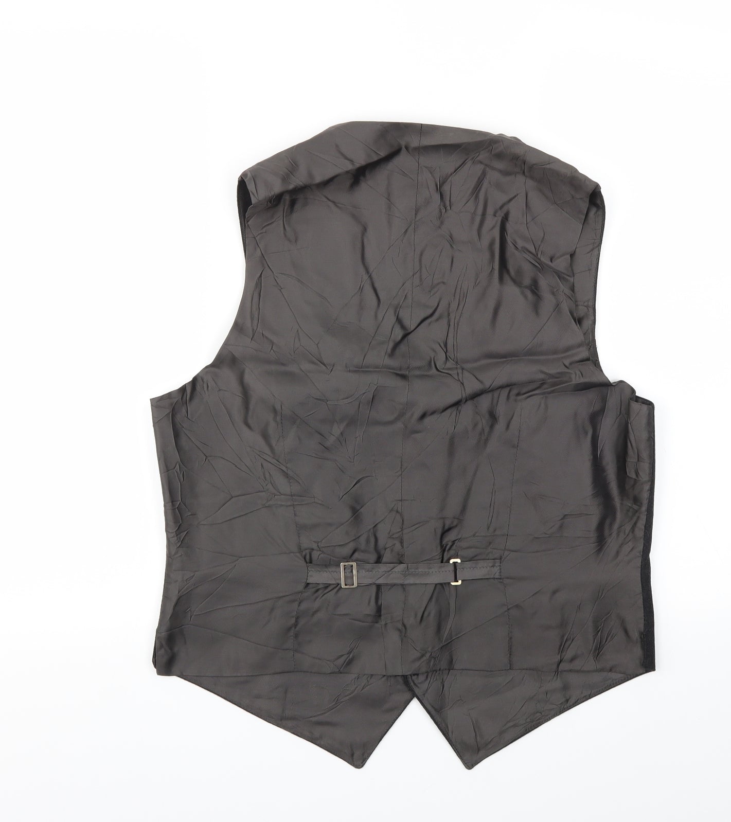 Preworn Mens Black   Jacket Suit Waistcoat Size 40