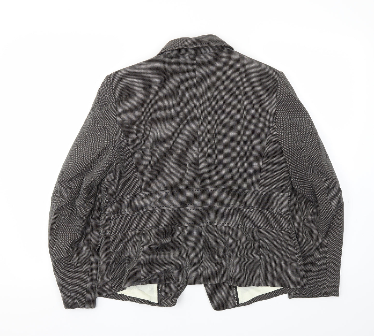 M&S Womens Grey   Jacket Blazer Size 14