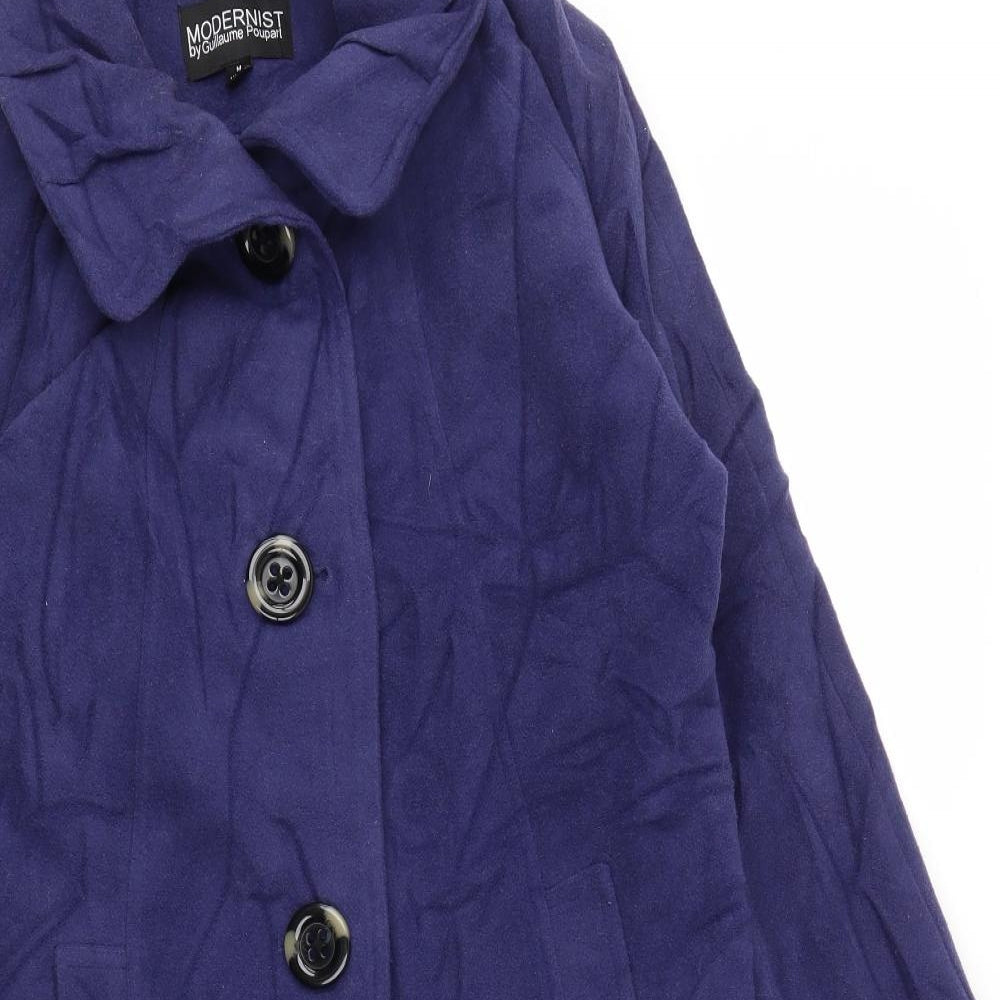 MODERNIST Womens Purple   Jacket Coat Size M