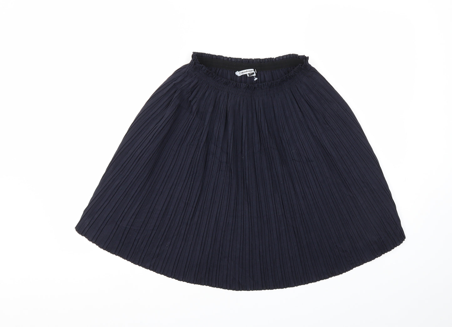 COPENHAGENLUXE Womens Blue   Flare Skirt Size S  - Stretch waistband