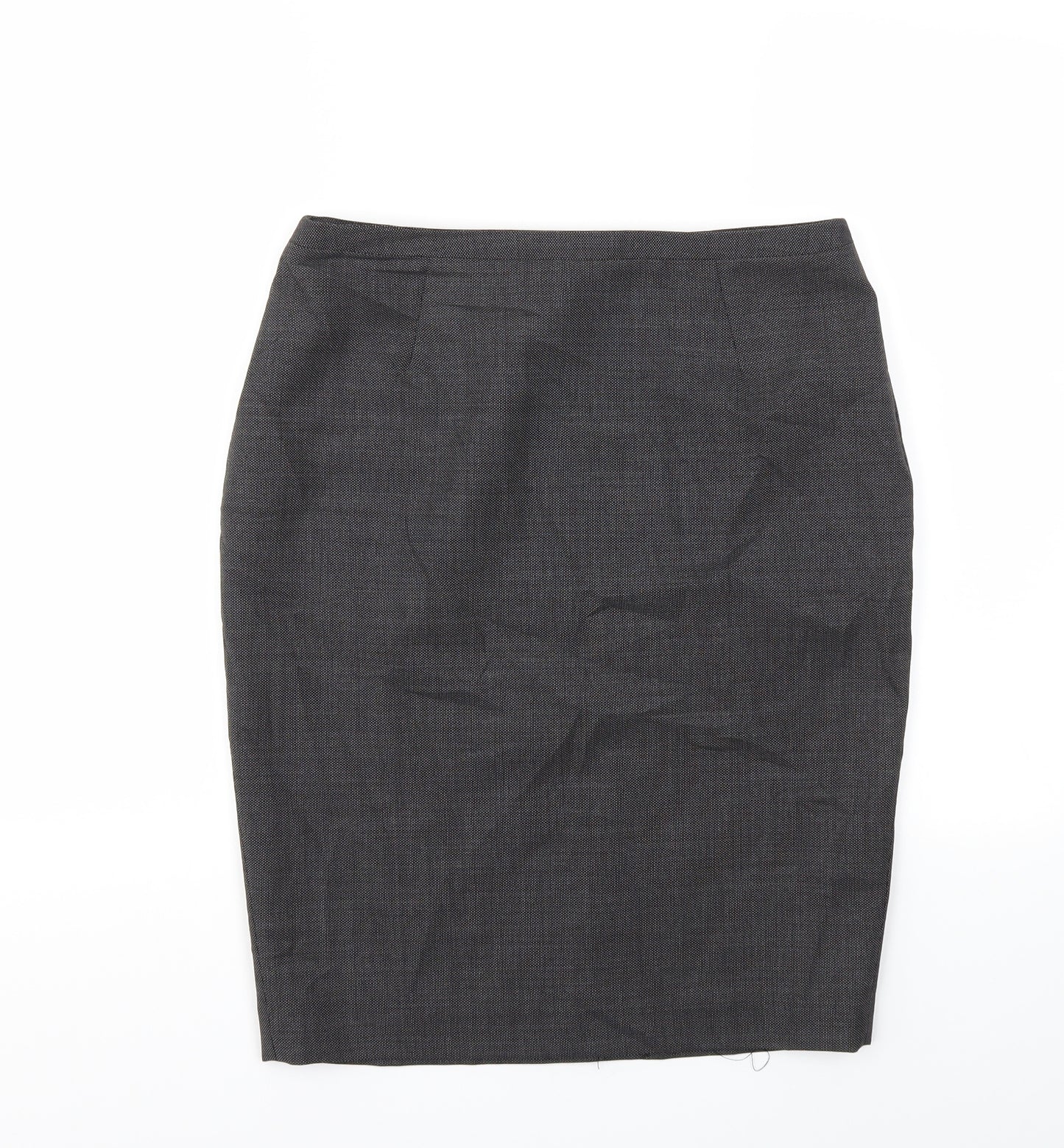 T.M.Lewin Womens Grey   A-Line Skirt Size 10