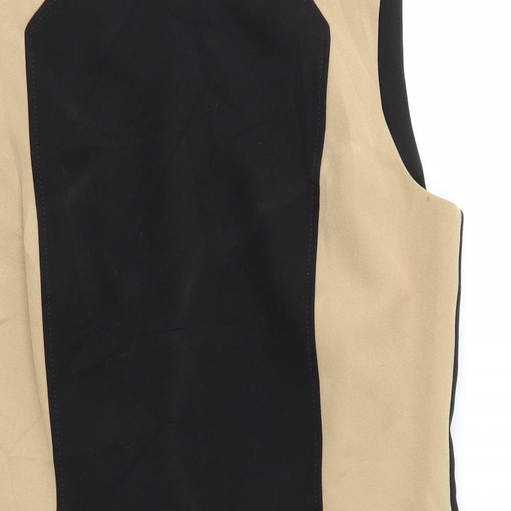 Peacocks Womens Black   Fit & Flare  Size 16