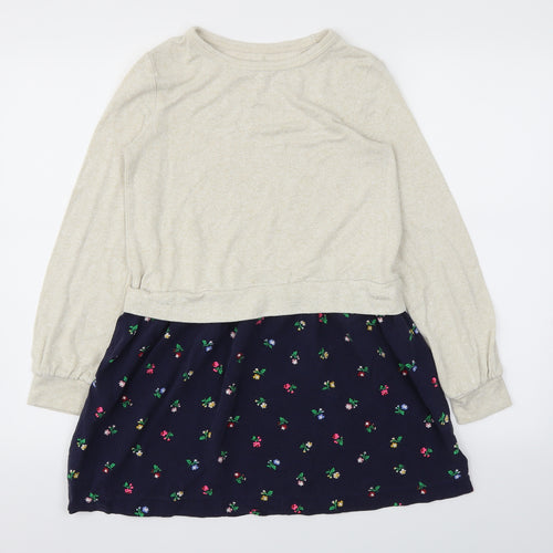 Gap Girls Brown Floral  Fit & Flare  Size XL