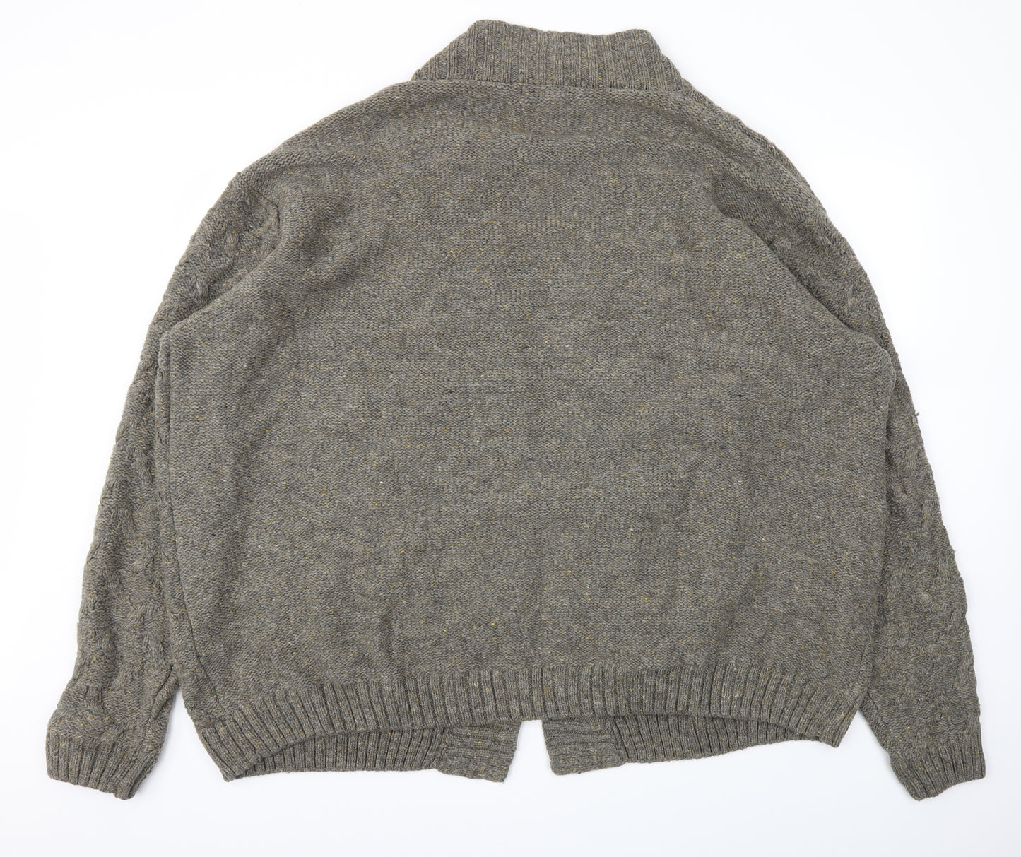 Vintage Womens Brown   Cardigan Jumper Size 4XL