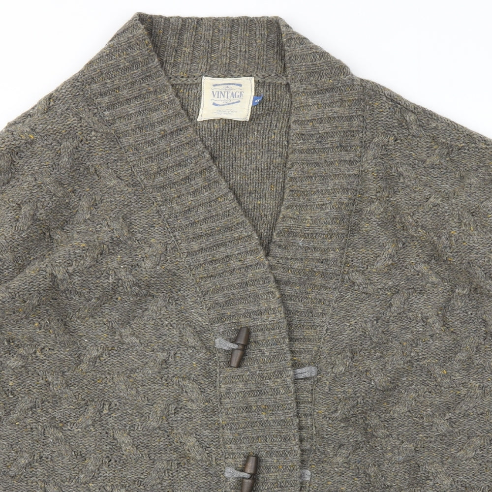 Vintage Womens Brown   Cardigan Jumper Size 4XL