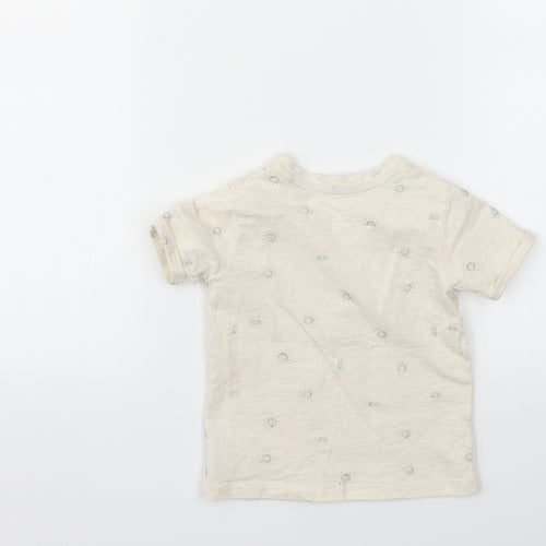 George Boys Beige   Basic T-Shirt Size 9-12 Months