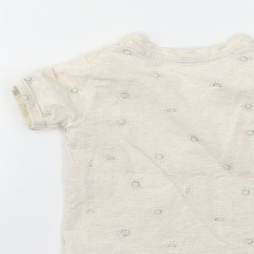 George Boys Beige   Basic T-Shirt Size 9-12 Months