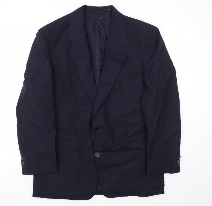 Scott Damel Mens Blue   Jacket Blazer Size 40