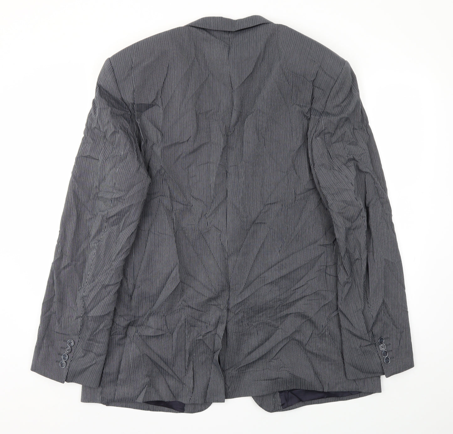 Carl Gross Mens Blue   Jacket Blazer Size 46