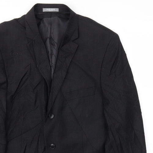 JACK REED Mens Black   Jacket Blazer Size 44