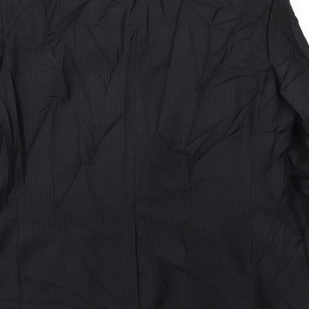JACK REED Mens Black   Jacket Blazer Size 44