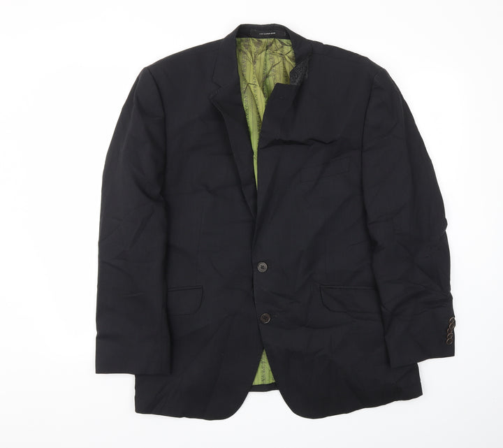 A39 Mens Black Jacket Blazer Size 44