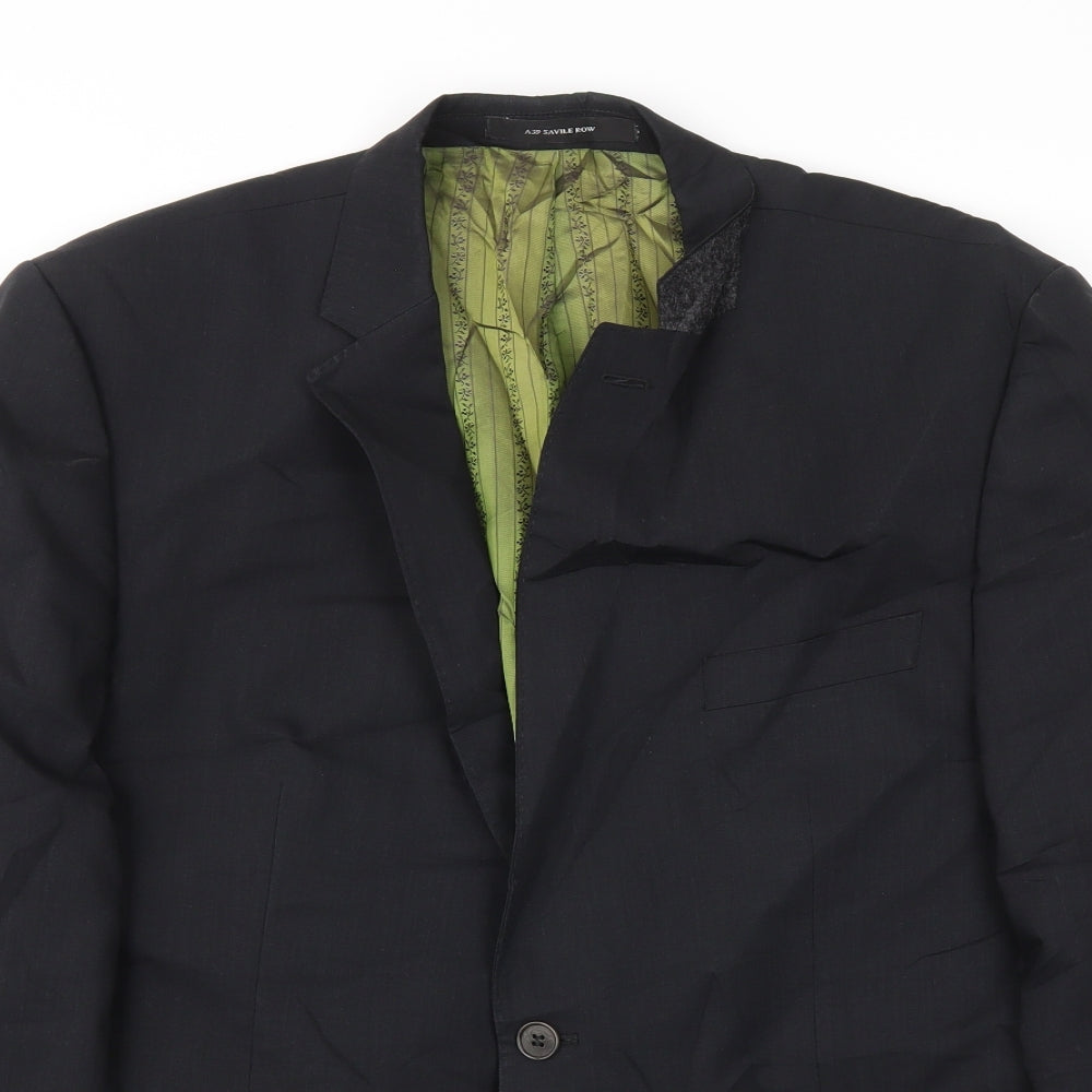 A39 Mens Black   Jacket Blazer Size 44