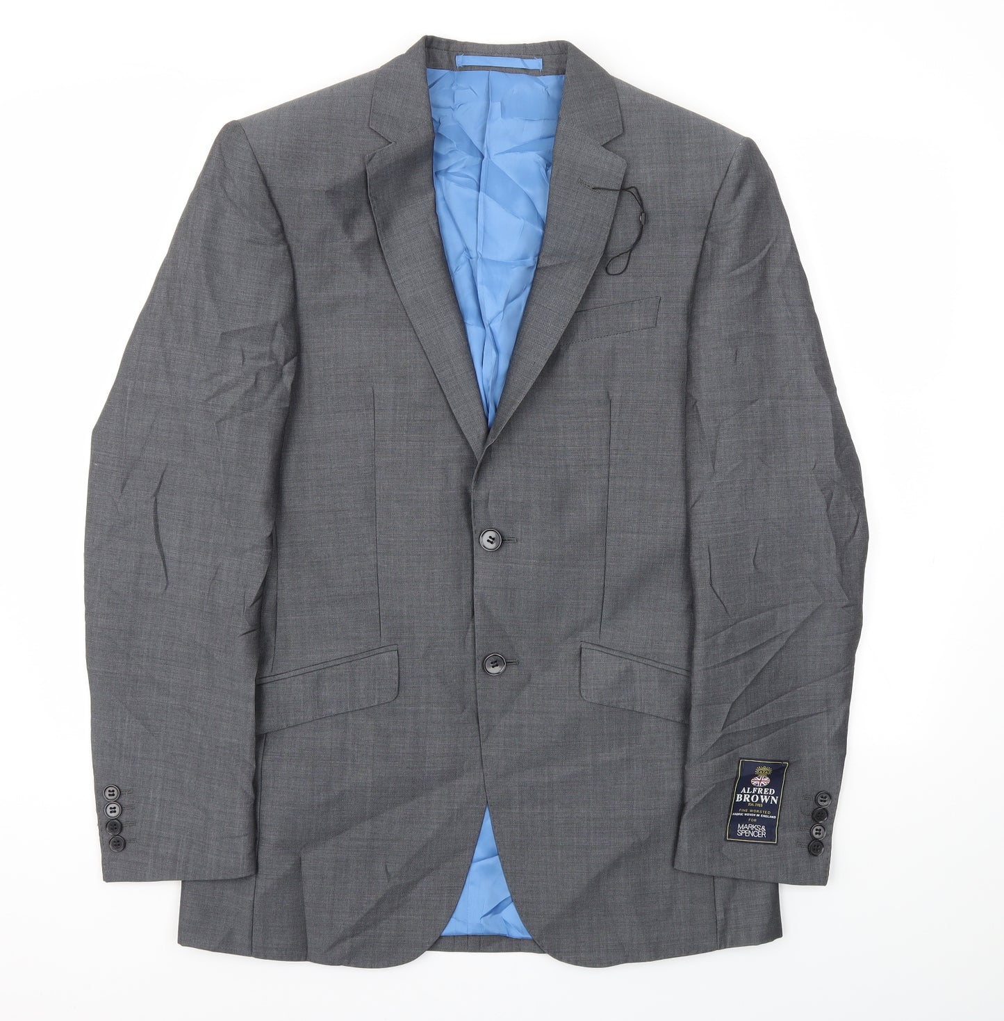 M&S Mens Grey   Jacket Blazer Size 36