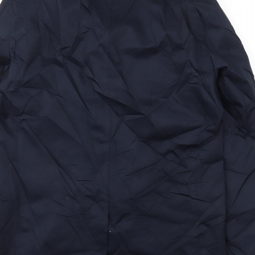 M&S Mens Blue Paisley  Jacket Coat Size S