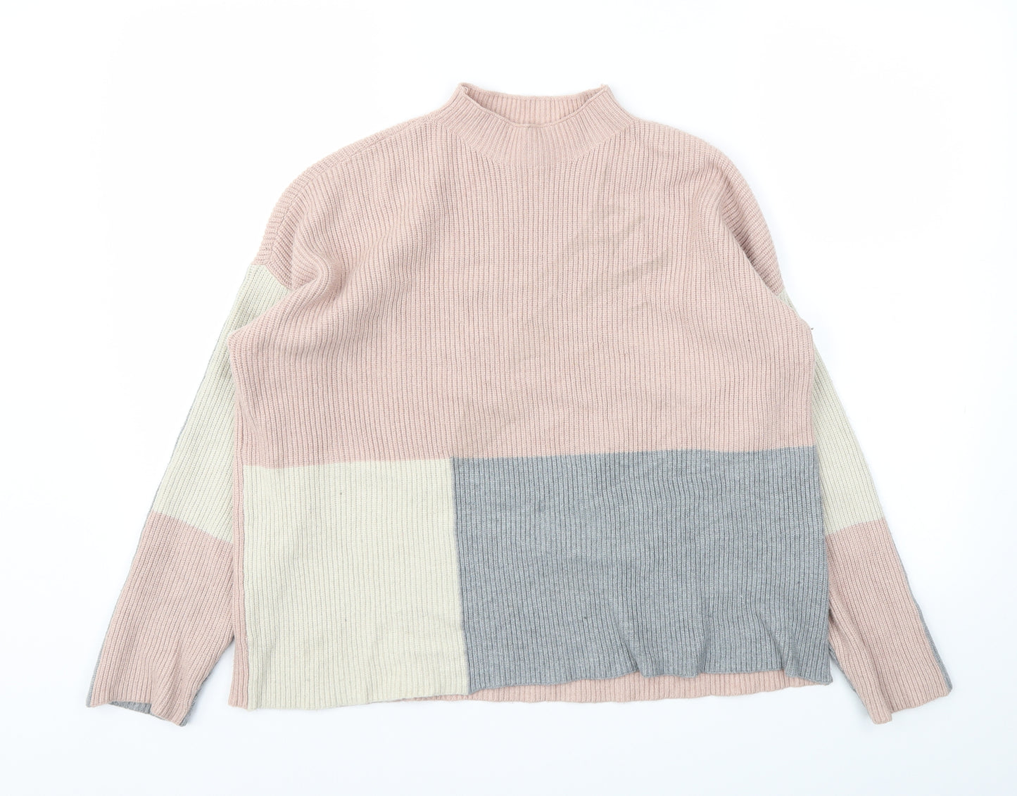 Jacqueline de Yong Womens Pink   Pullover Hoodie Size XL