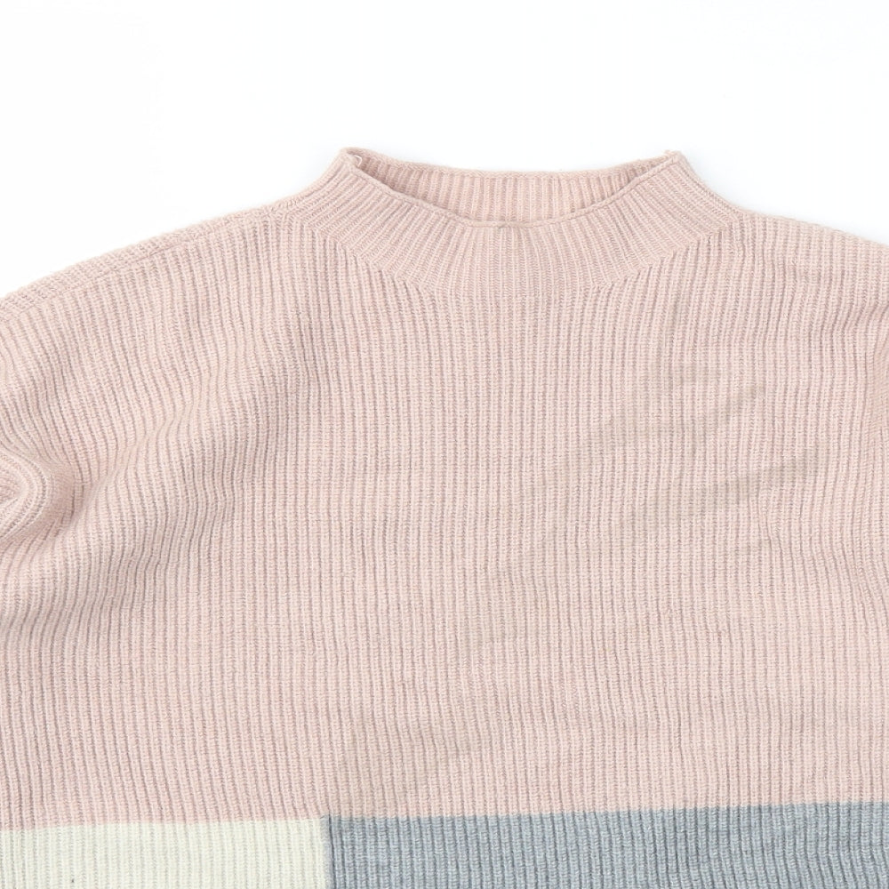 Jacqueline de Yong Womens Pink   Pullover Hoodie Size XL