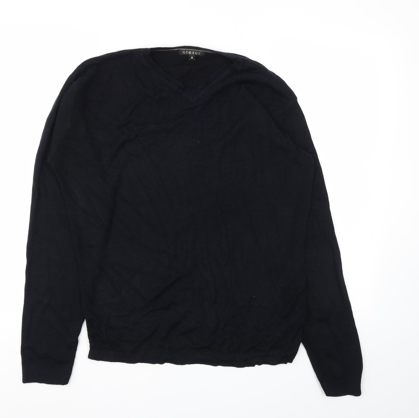 George Mens Blue   Pullover Jumper Size M