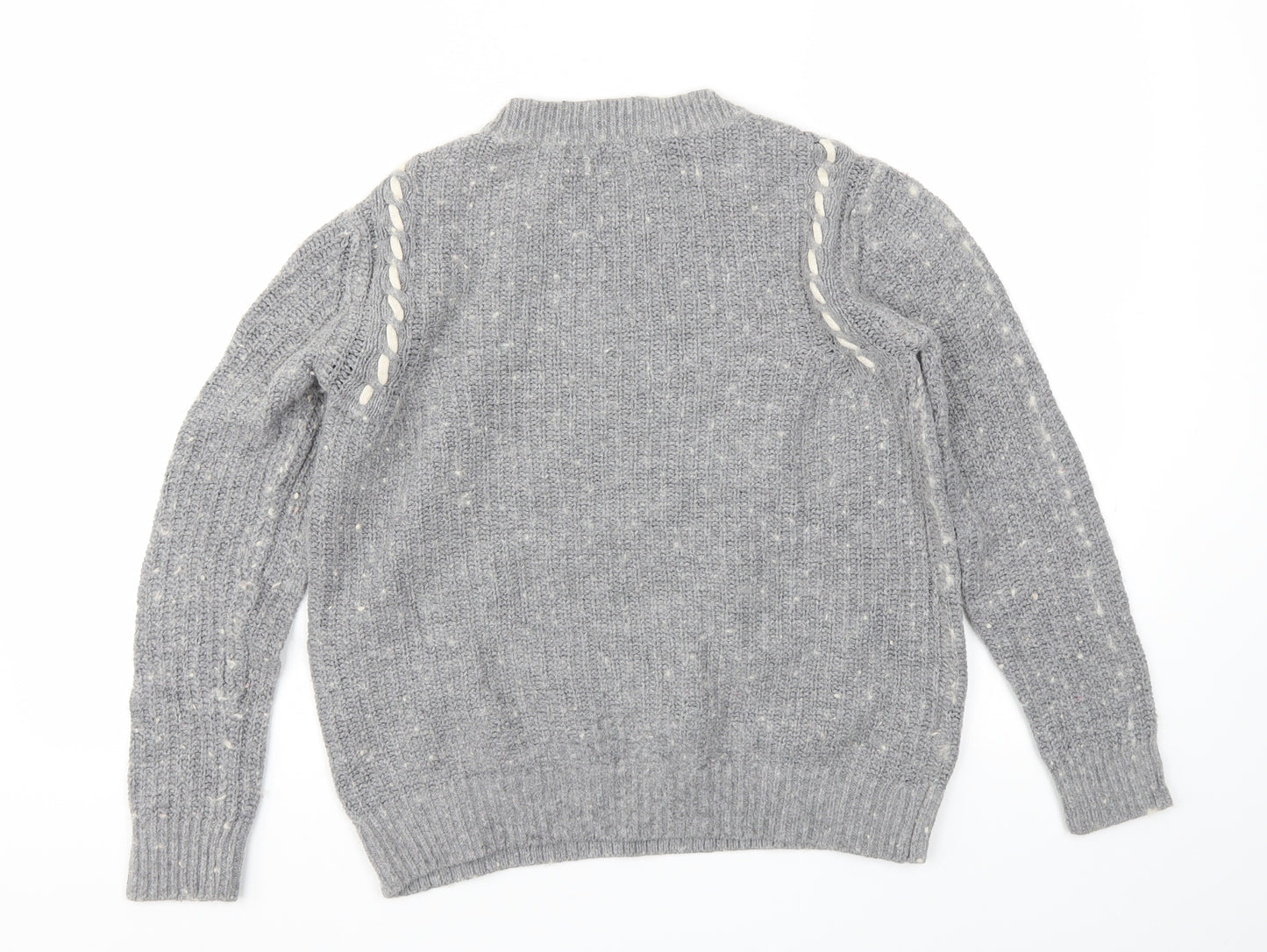 Mango Womens Grey   Pullover Jumper Size S