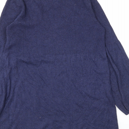 M&S Womens Blue   Jumper Dress  Size 18