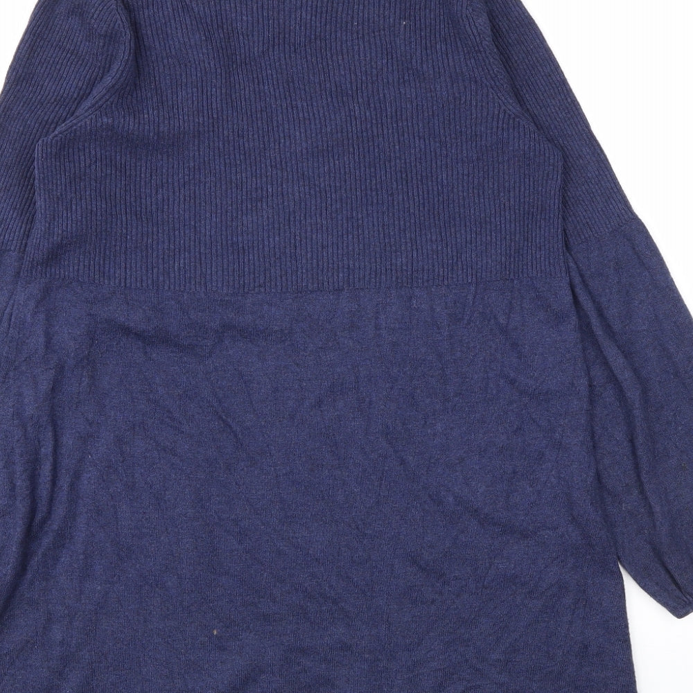 M&S Womens Blue   Jumper Dress  Size 18