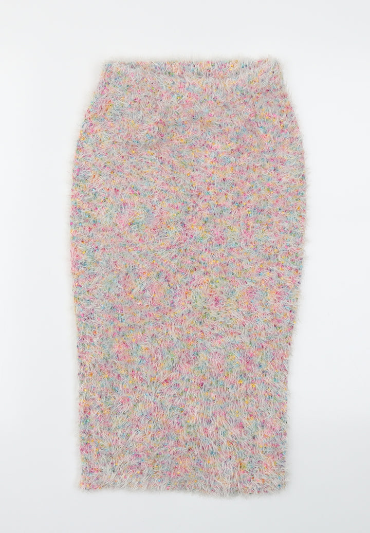 Primark Womens Multicoloured A-Line Skirt Size 6