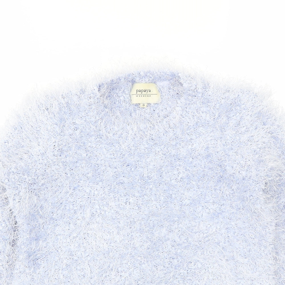 Papaya Womens Blue   Pullover Jumper Size S